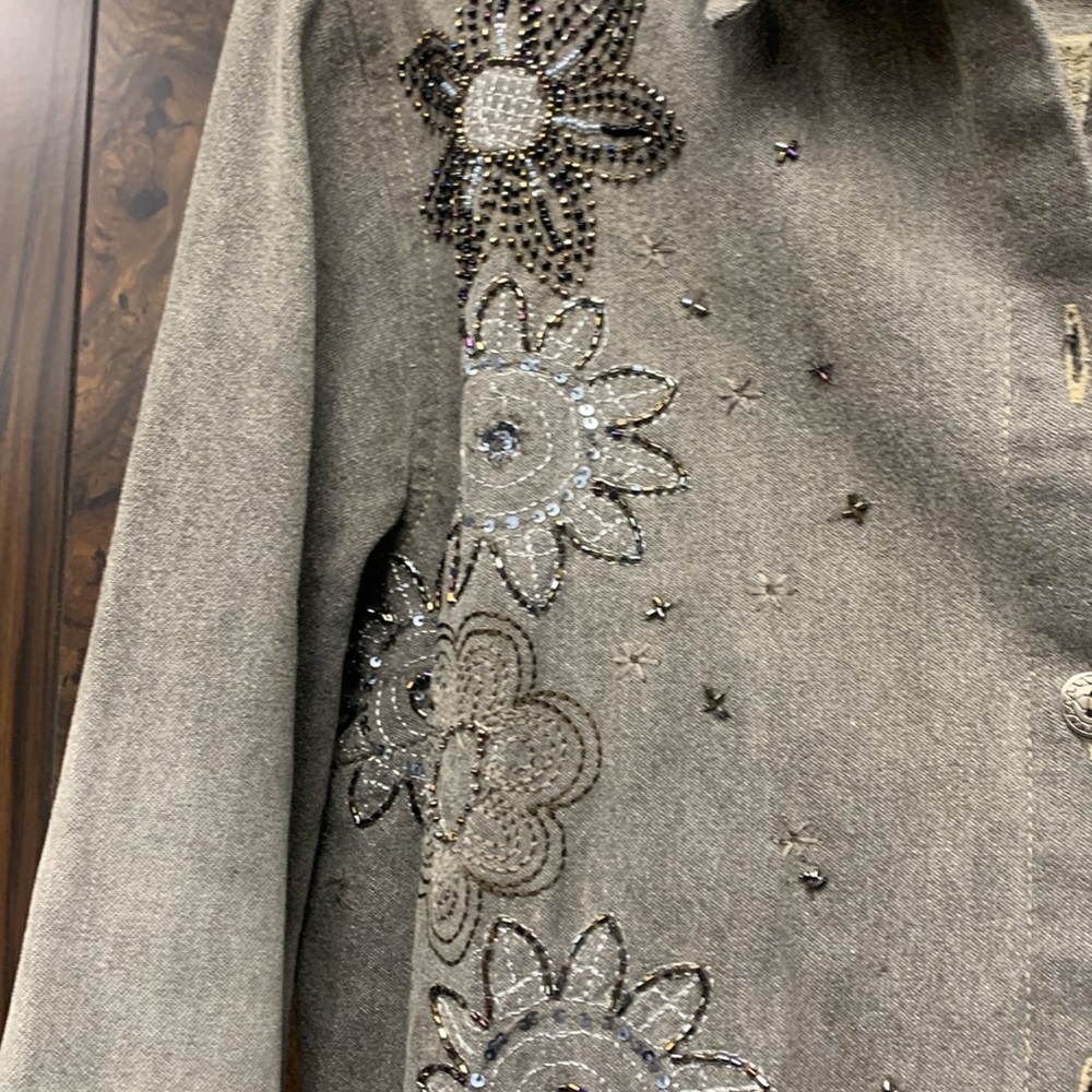 Gray Jean Jacket - image 2